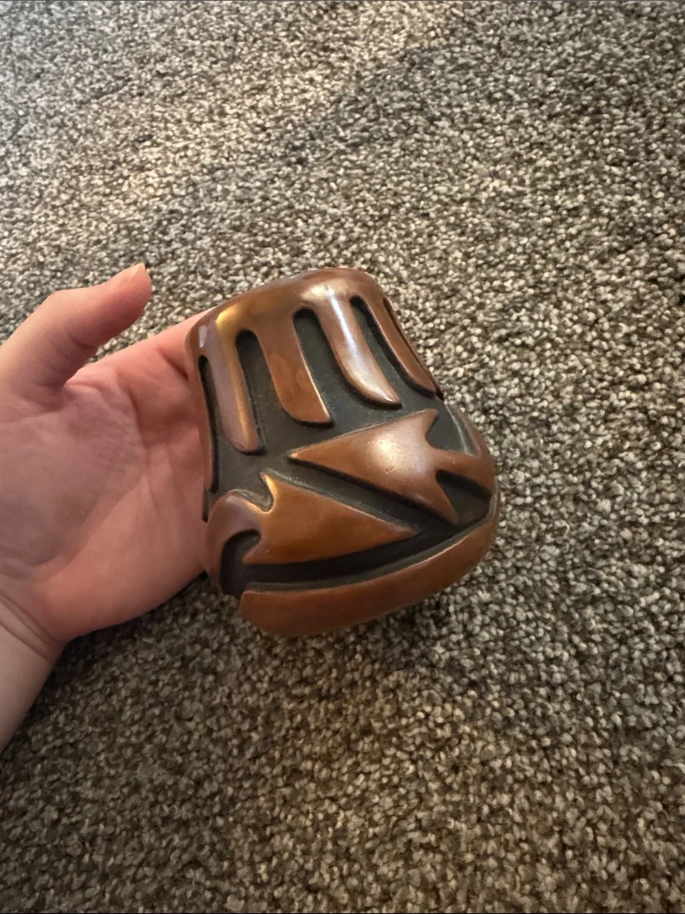 Mata Ortiz Mexican Drip Pottery Vessel